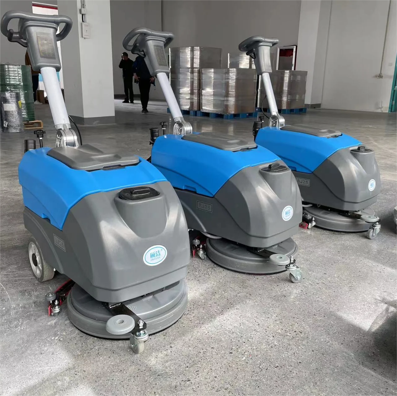 Commercial Use Hand Push Floor Washing Machine Restaurant Floor Scrubbers