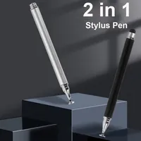 Universal Tablet Pen Screen Touch Pen 2 in 1 Stylus Pen for IPhone IPad Tablet Capacitive Touch Pencil for Samsung Android Phone