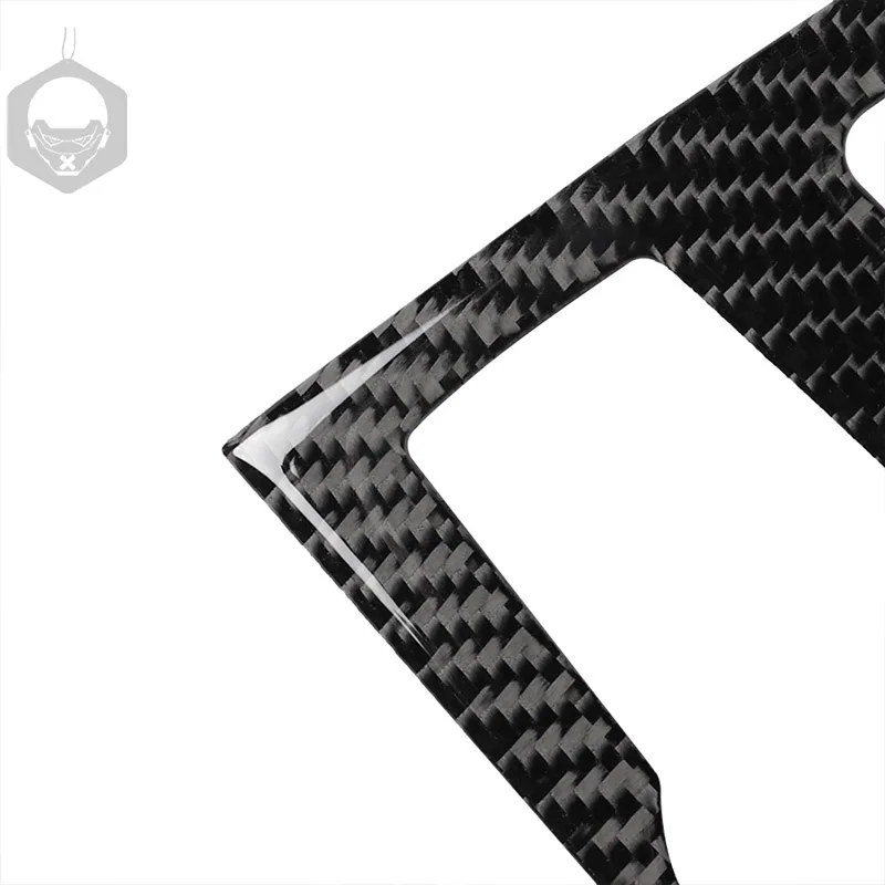 For BMW X5 E70 X6 E71 2008-2014 Real Carbon Fiber Interiors AC Button Air Outlet Navigation Frame Decoration Cover Trim Sticker