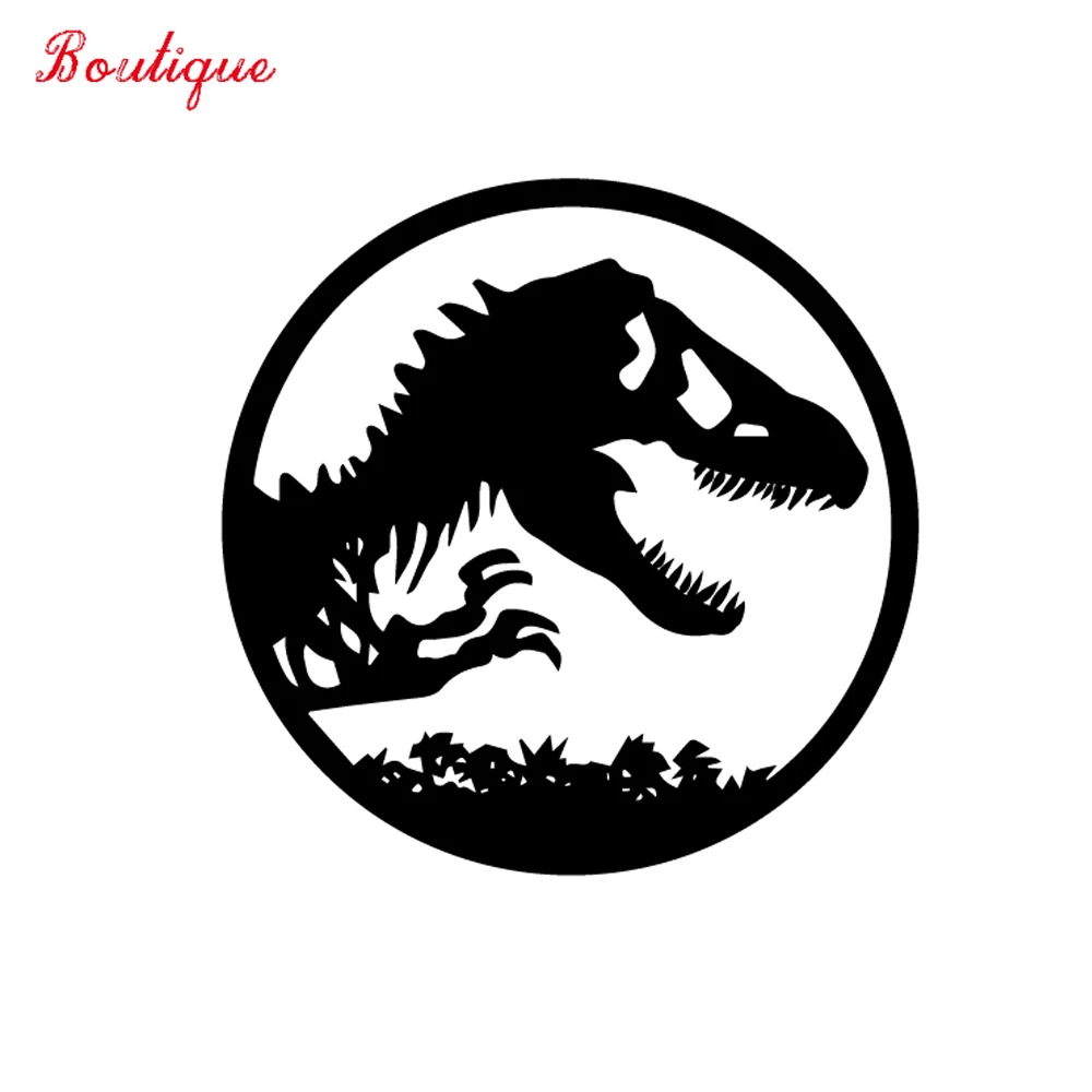 Cartoon Jurassic Park Car Decal Fashion Cartoon Car Sticker Dinosaur Park Window Decor Personality Vinyl Decals