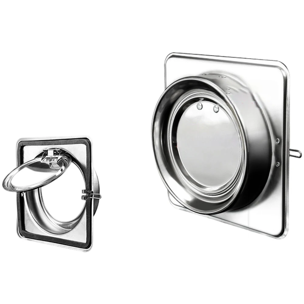 Stainless Steel Kitchen Range Hood Backflow Preventer with Control Function and High Temperature Resistant Construction