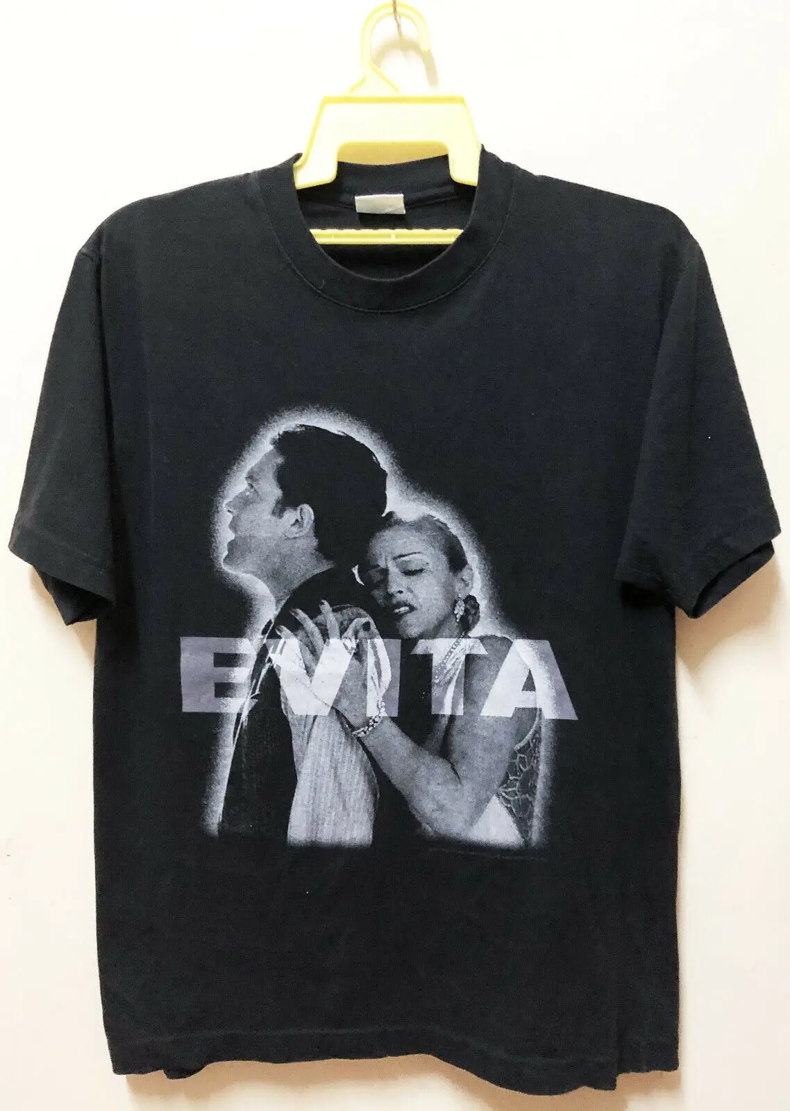 VINTAGE 90s EVITA MOVIE WINTERLAND T-SHIRT MADONNA ANTONIO BANDERAS Funny Short Sleeve Tshirt Streetwear