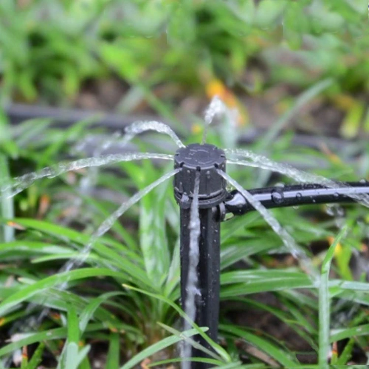 Adjustable Irrigation Dripper Drip Irrigation Parts Suitable For 4/7Mm Tube 360 Degree Water Flow Emitters For Garden