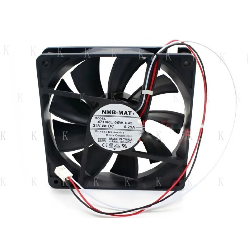 

C FOR Large Air Volume Silent Cooling Fan 4710KL-05W-B49 120*120*25mm 24V 0.29A