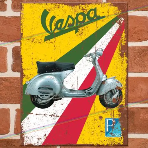 VESPA PIAGGIO Metal Signs Man Cave Shed Garage Scooter Moped Bar Pub Tin Sign UK