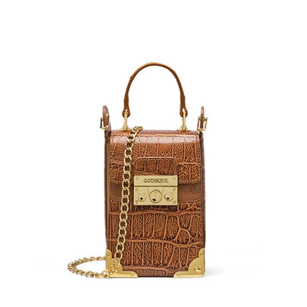 

gete crocodile Female Mobile phone bag Small Chain new tide One Shoulder