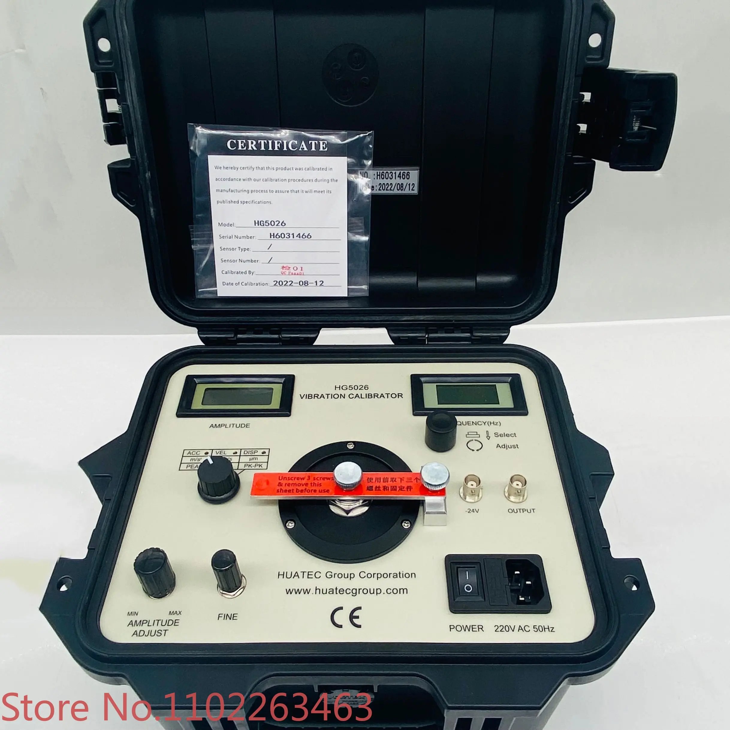 NDT Digital Vibration Testing calibrator HG5026