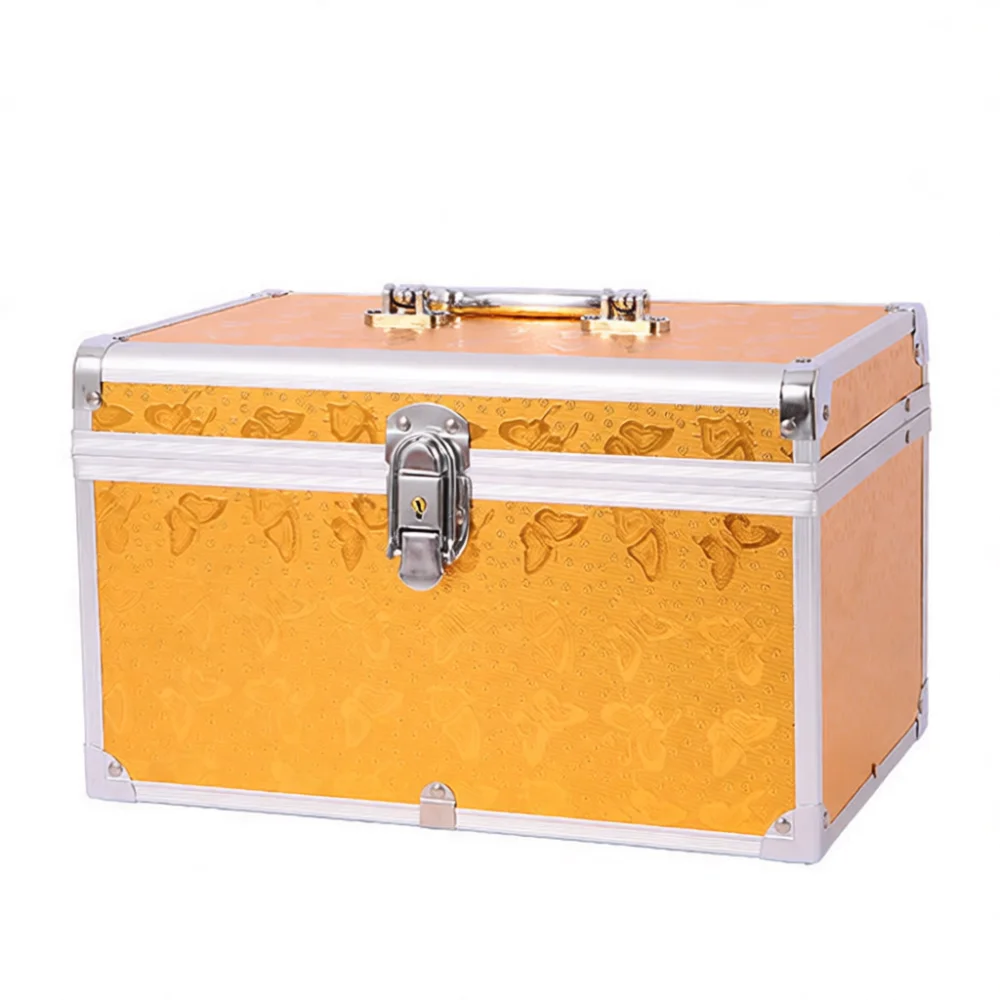 Compact Cosmetic Handheld Box Organizer Storage Container For Beauty Salon Professional Manicure Pedicure Tool Case