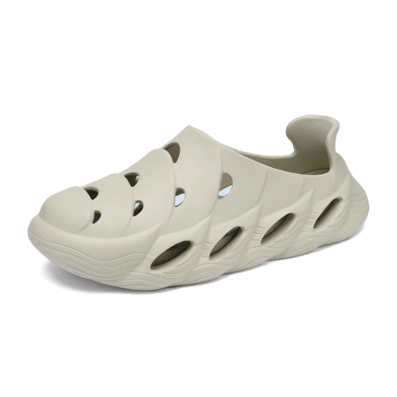 

Мужские летние сабо без шнуровки, дышащие водные пляжные шлепанцы, легкие сандалии на толстой подошве для мужчин, несколько цветов, большие размеры 40-45