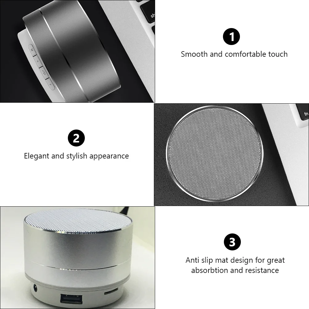 

Speaker Wireless Subwoofer Hifi Super Bass Stereo Sound Box 3D Surround Music Player Supports U Disk Aux Input