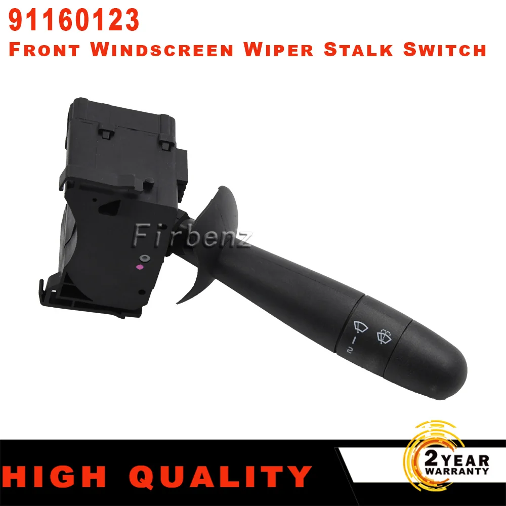 

For Vauxhall Vivaro Movano Renault Trafic Front Windscreen Wiper Stalk Switch 91160123