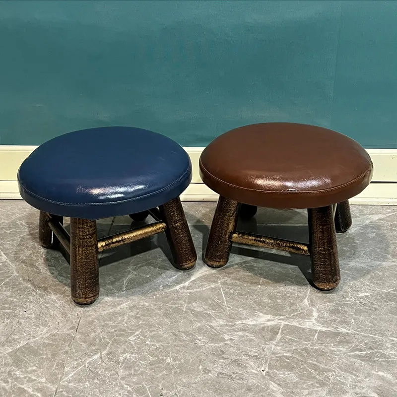 

Портативный напольный табурет для прихожей, офиса, игровых зон, для взрослых, минималистичный, роскошный, во французском стиле, для салона, спальни, мебельные аксессуары