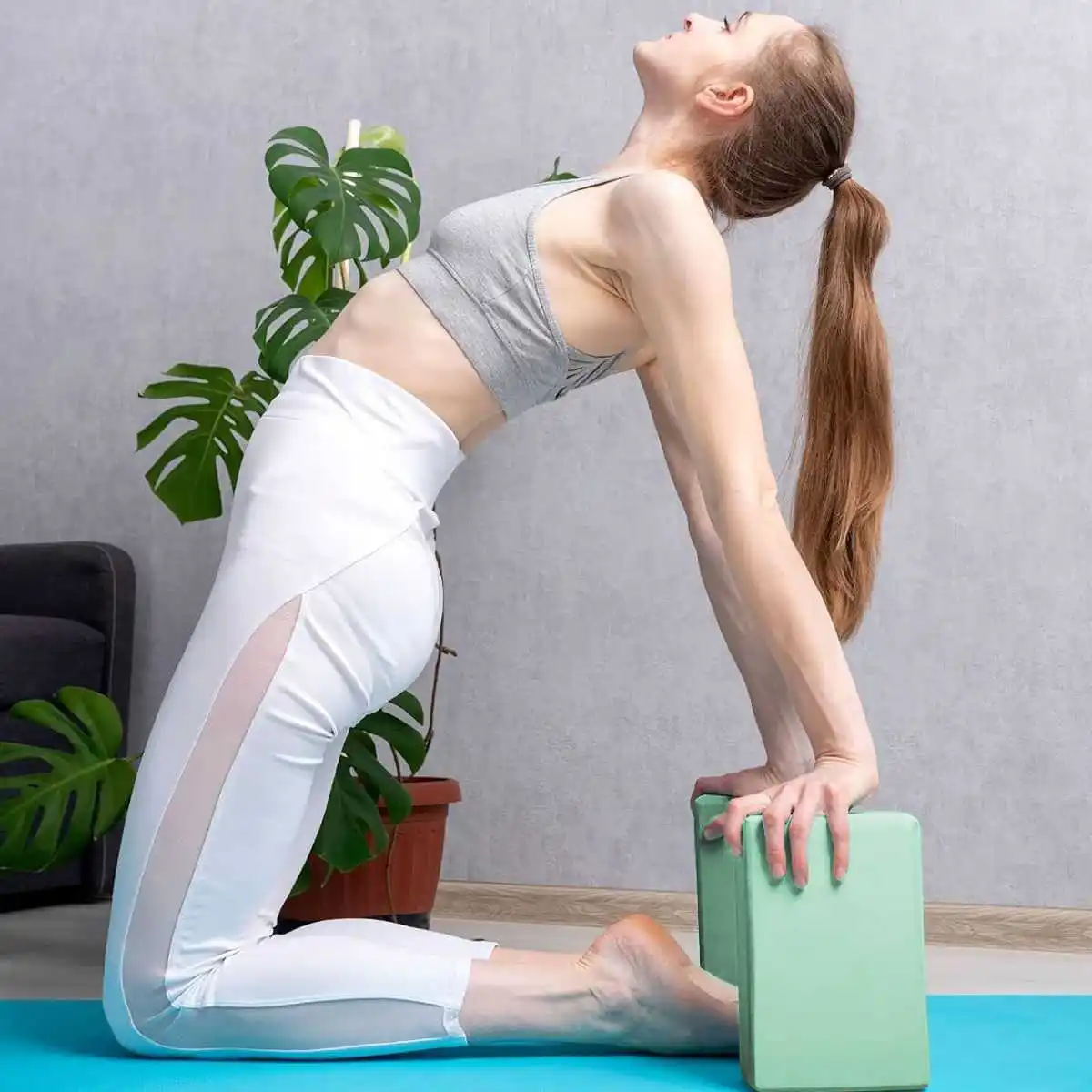 Premium Yoga Brick Gym Blocks with High Density EVA Foam Ideal for Children's Dance Training Adults' Yoga Practice image 3