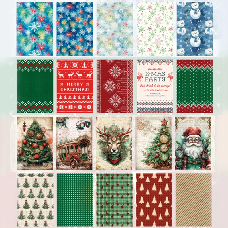 السيد ورقة 6 نمط 28 قطعة/الحقيبة بين ورقة جزيرة عيد الميلاد سلسلة المواد ورقة DIY بها بنفسك كتيب القصاصات إطار صور بطاقة التقويم