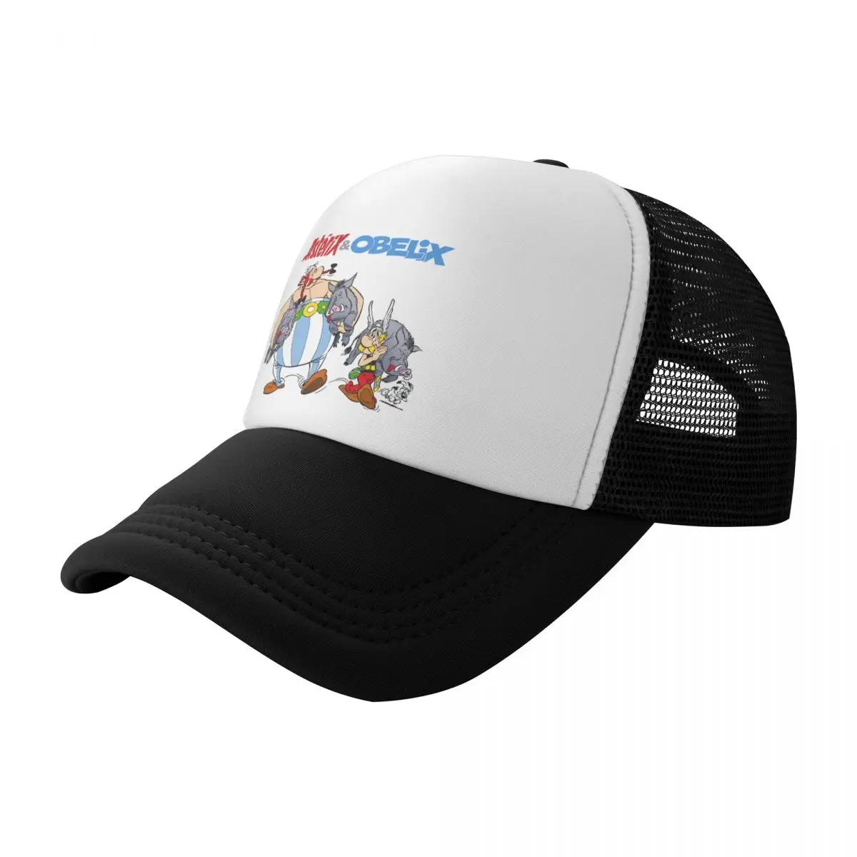 Punk Unisex Asterix And Obelix Hunting Trucker Caps Adult Adjustable Baseball Cap for Men Women Sports Snapback Caps Summer Hats