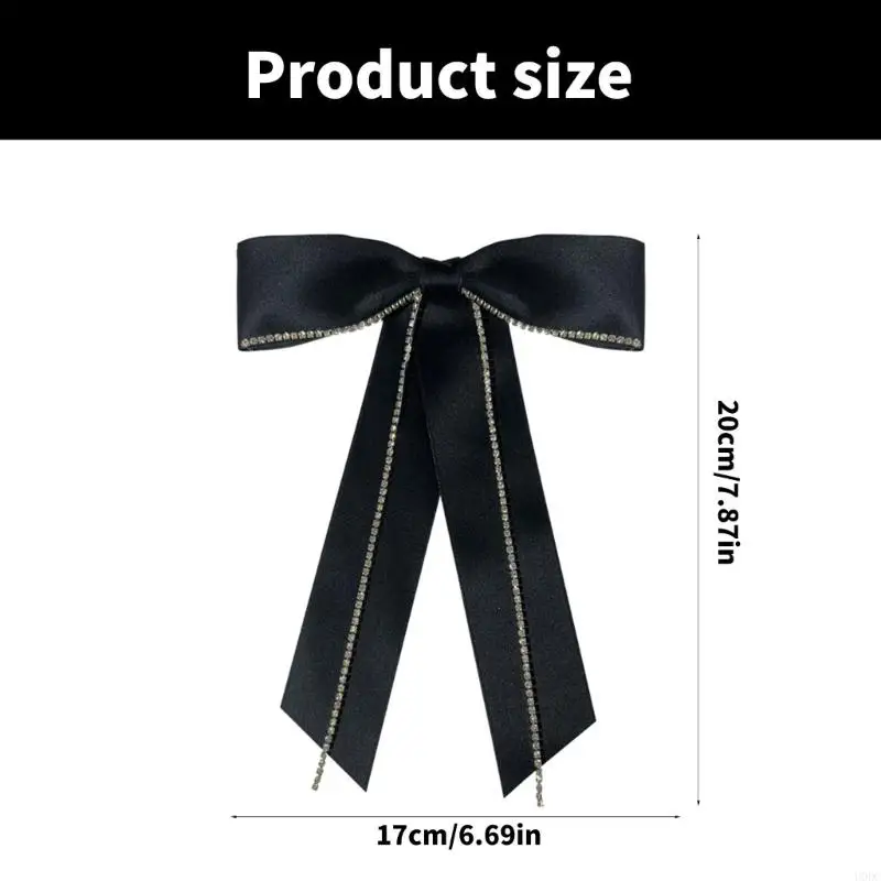 Assichi uniformi cravatta per le ragazze bowknot pin bowtie cravatta con