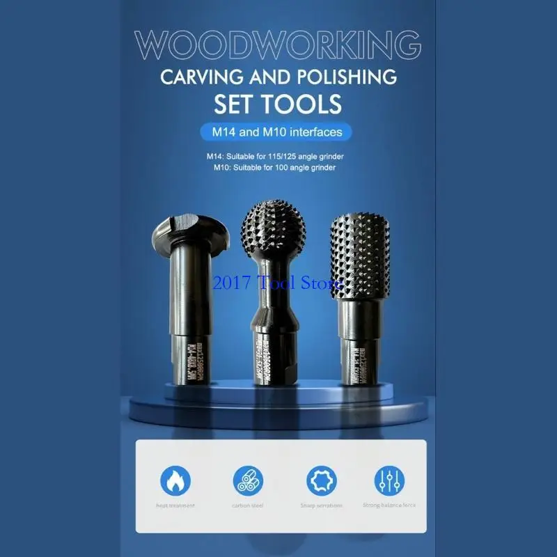 K92A Woodworking Polishing Tools Rotary Burr Rasp Set for Different Materials