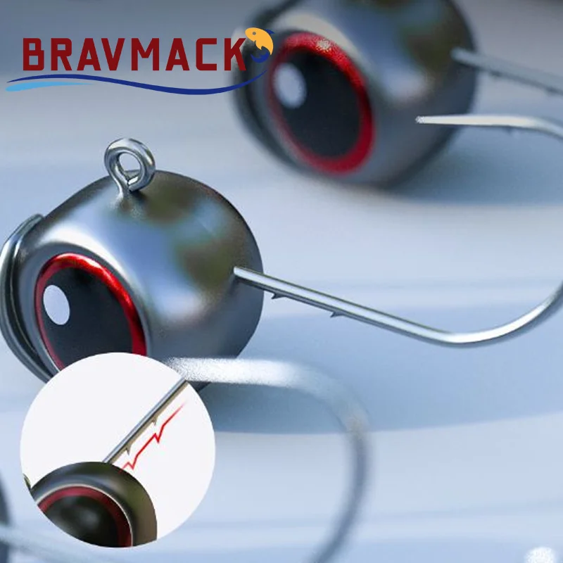 10 قطعة/الحزمة 2.5 جرام 3 جرام 5 جرام الرصاص رئيس تهزهز السنانير الشائكة الجذر Ned هوك الصيد T-الذيل لينة إغراء معالجة عيون كبيرة الصيد هوك #4