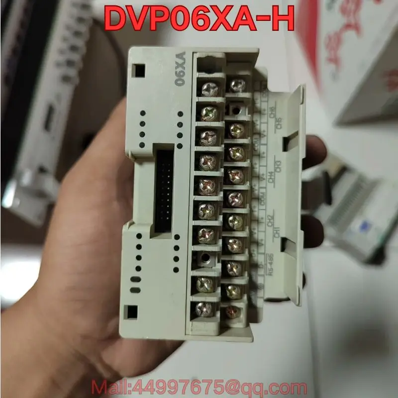 

Second-hand DVP06XA-H module functional test is normal Missing cover