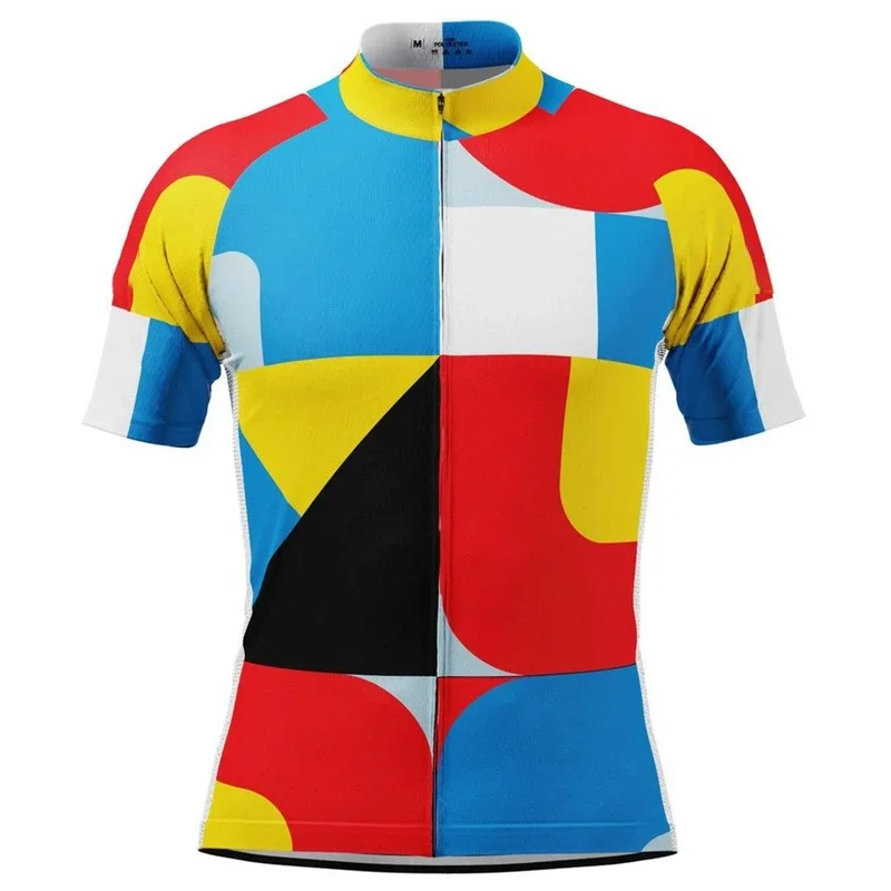 Best Quality 2025 Sportswear Short Sleeve Outfit Breathable Hot Men Summer Custom Digital Manufacturers Mountain Cycling Jersey