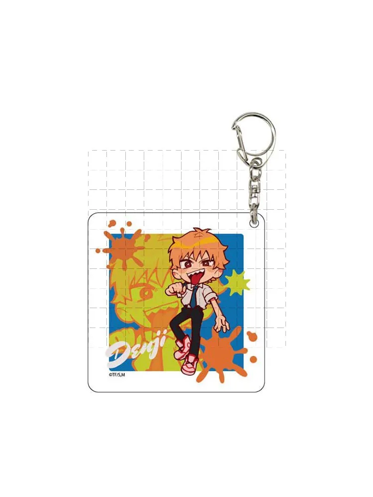 Game Higashiyama Kobeni Kishibe Denji Makima Power Pochita Hayakawa Aki Keychain Doll Anime Acrylic Keyring for Gift