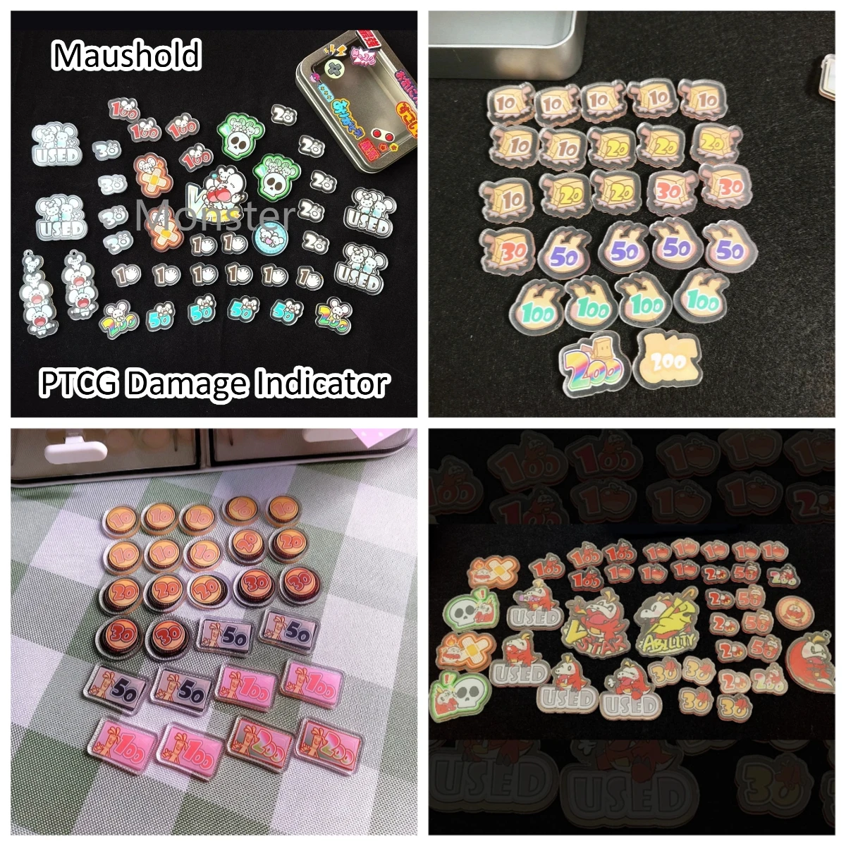 

PTCG Pokemon Аниме Персонаж Матч Подсчет очков Индикатор повреждений Maushold Fuecoco Mimikyu Gholdengo Lucario Ролевая игра