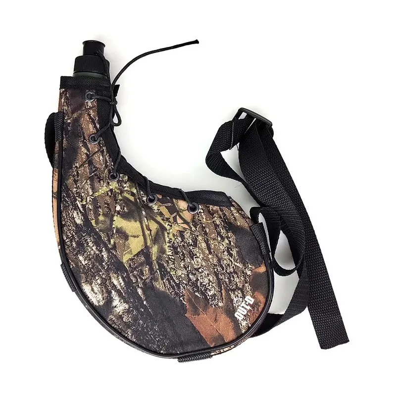 

Outdoor Water Bottle 800ml Water Kettle Sports Bottles with Shoulder Strap for Hiking Backpacking