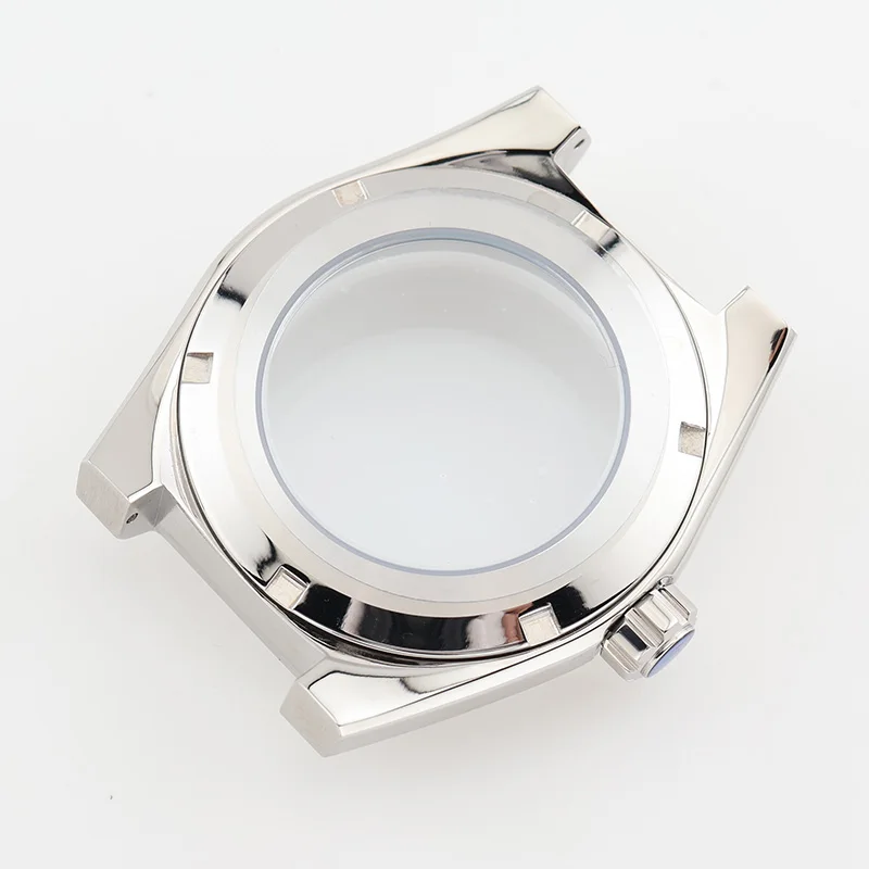 41 مللي متر NH35 حافظة من الفولاذ المقاوم للصدأ فقاعة زجاجية رجل ساعة ميكانيكية رياضية لقطع غيار الحركة الأوتوماتيكية King Seiko #2