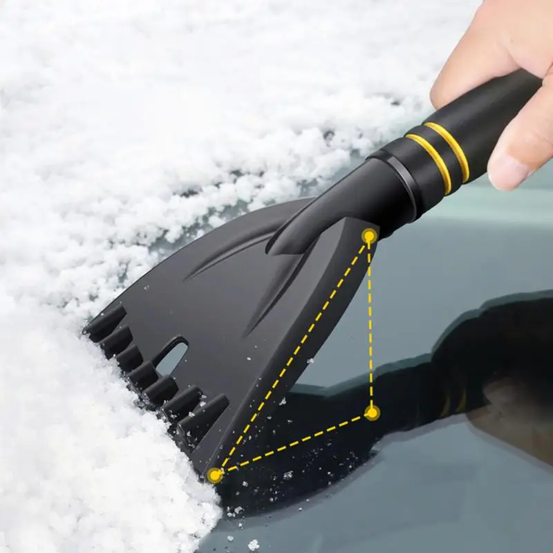 Car Snow Shovel Auto Snow Shovel Ice Scraper Suspension Hole Design Snow Clearing Tool For Car Roof Windshield Hood Window