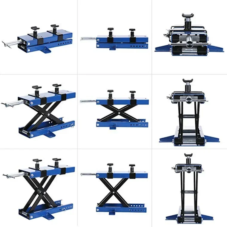 Scissor Hoist Jack 500kg Wide bracket center jack Lifting repair bike cruiser travel motorcycle dirt bike