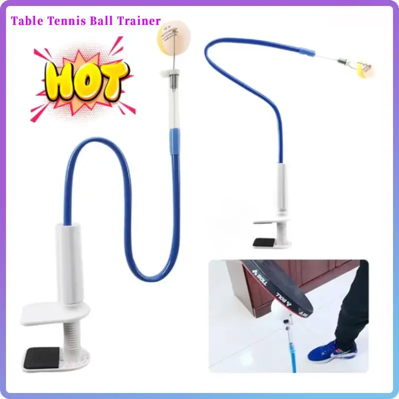 Professional Table Tennis Trainer Ping Pong Training Robot Rapid Rebound Ping Pong Robot Trainer with Table Clamp Rapid Rebound