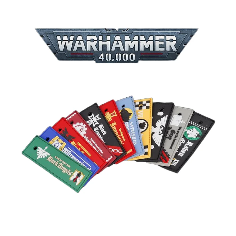 Warhammer 40000 Imperial Armament Warband Space Marines Peripheral Morale Badge Magic Sticker Creative Personality Patch Sticker