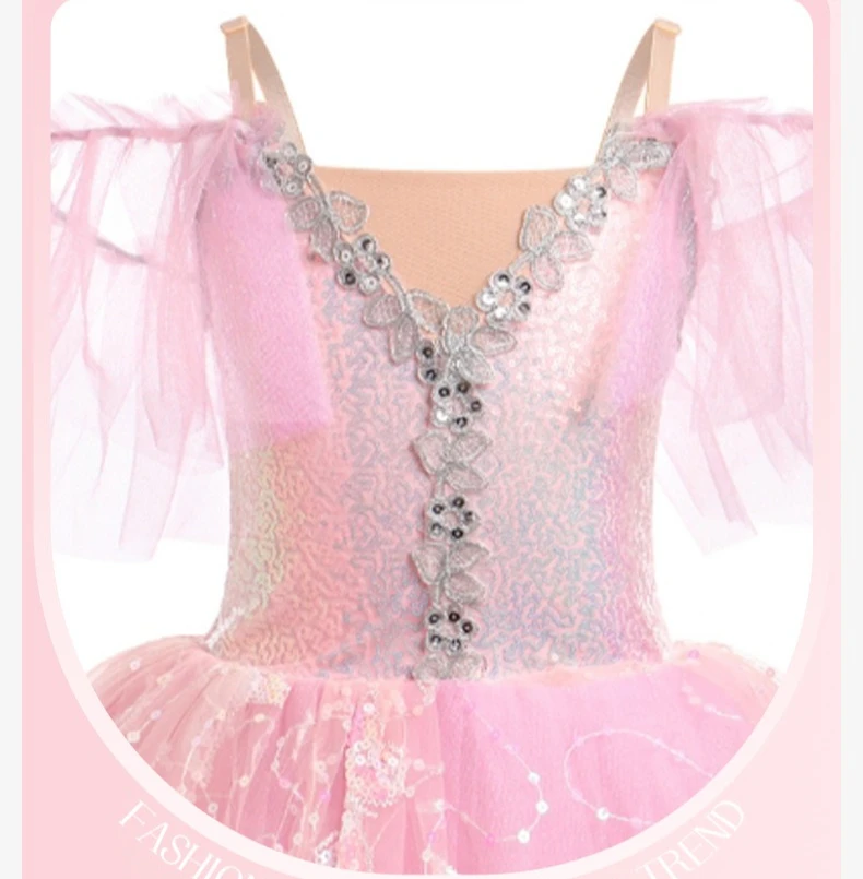 Tutu Mädchen Ballett Trikots Vestidos Ballerine Mädchen Kleider Tanz Kostüme Sommer Kinder Kleidung Party Ballett Kleid Kinder Outfit