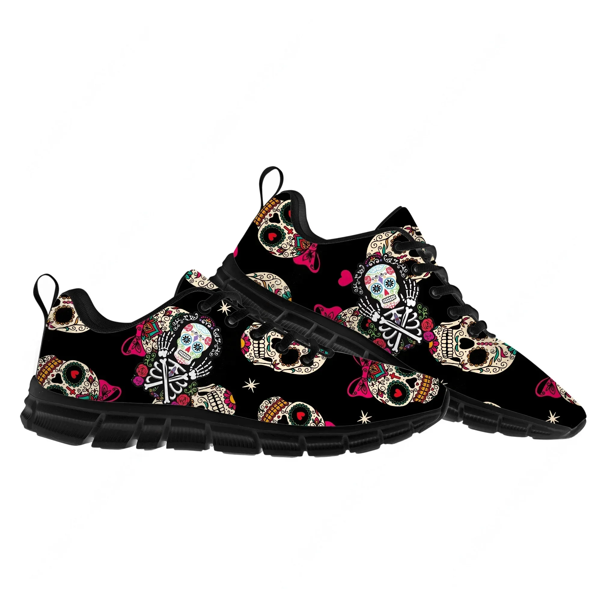 

Day of The Dead Pattern Design Sports Shoes Mens Womens Teenager Sneakers Couple Custom Made High Quality Shoe