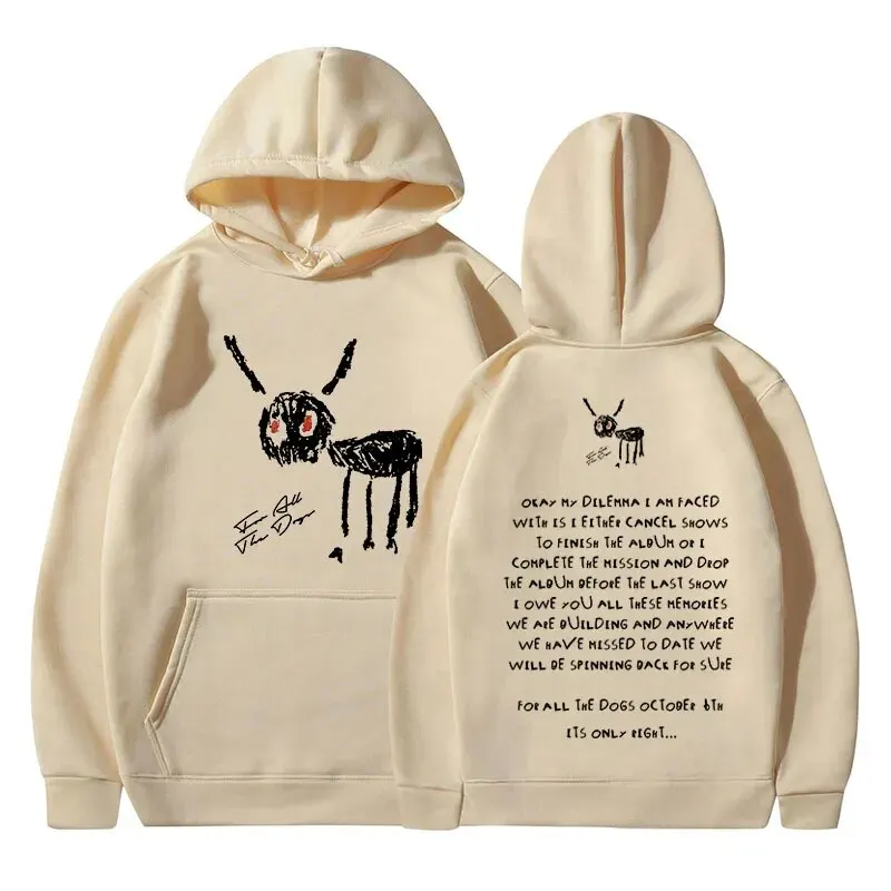 Autumn Rapper Drake For All The Dogs Print Hoodies Men Women New Fashion Sweatshirts Hoodie Pullovers Tracksuits Unisex Clothing