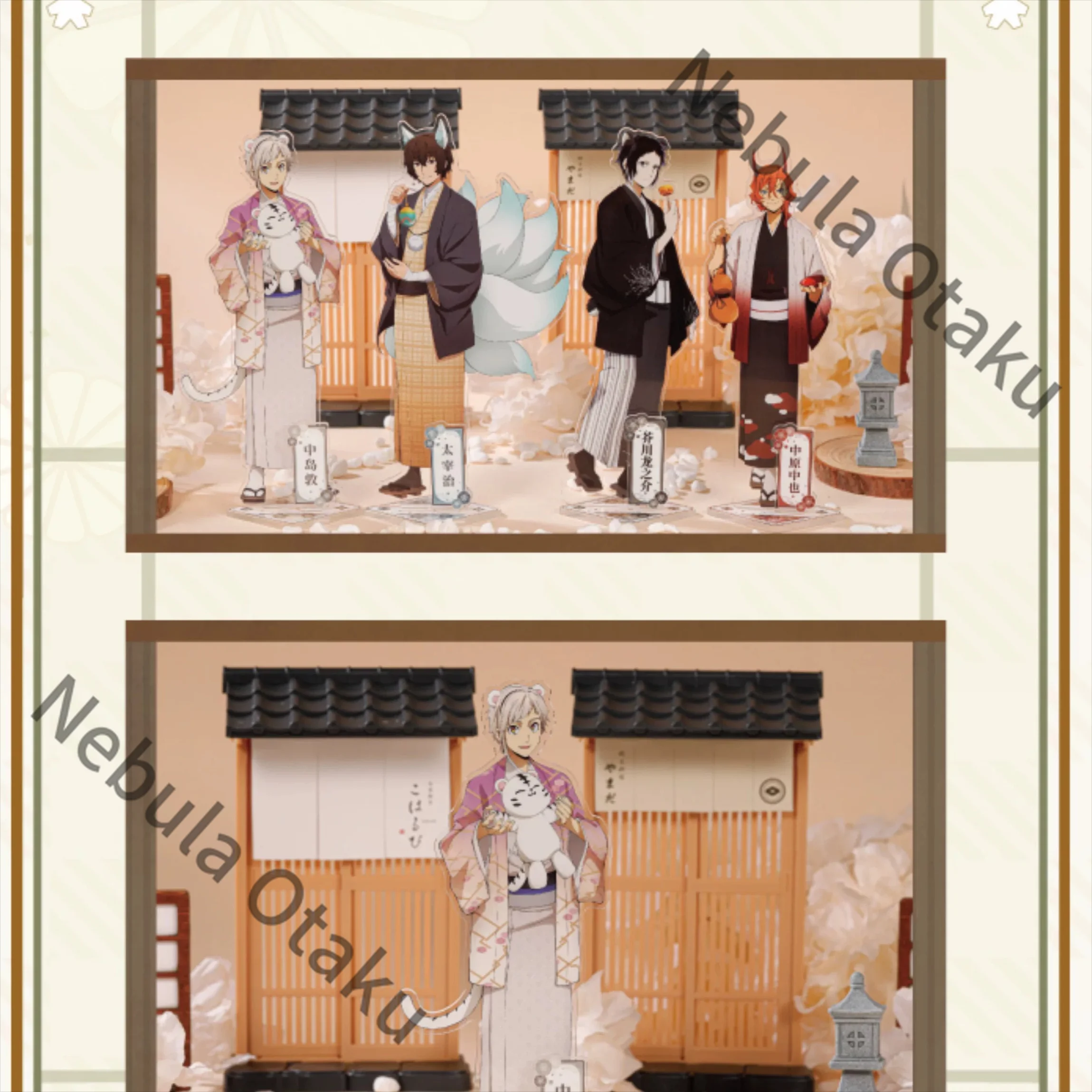 Bungo Stray Dogs Ryunosuke Akutagawa Nakajima Atsushi Dazai Osamu Acrylic Standing Sign Cosplay Anime Peripheral Souvenir Gifts