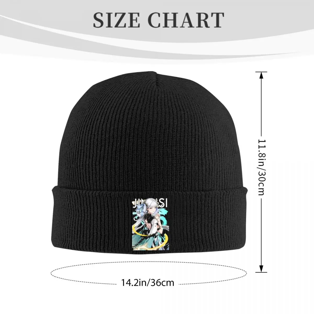 Wuthering Waves Jinhsi Hat Autumn Winter Beanies Baggy Anime Game Caps Female Male Skullcap