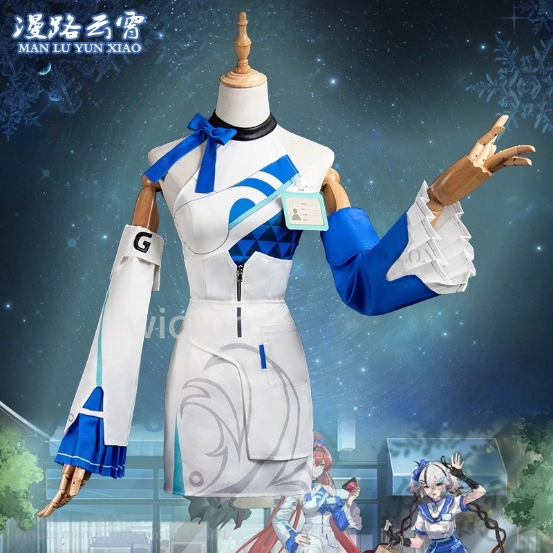 أنيمي لعبة Wuthering Waves تأثيري Yinlin وجو فيليند في AGF زي قائما تشيباو فستان لوليتا شعر مستعار أحمر لجميع القديسين كوس 2024 مخصص