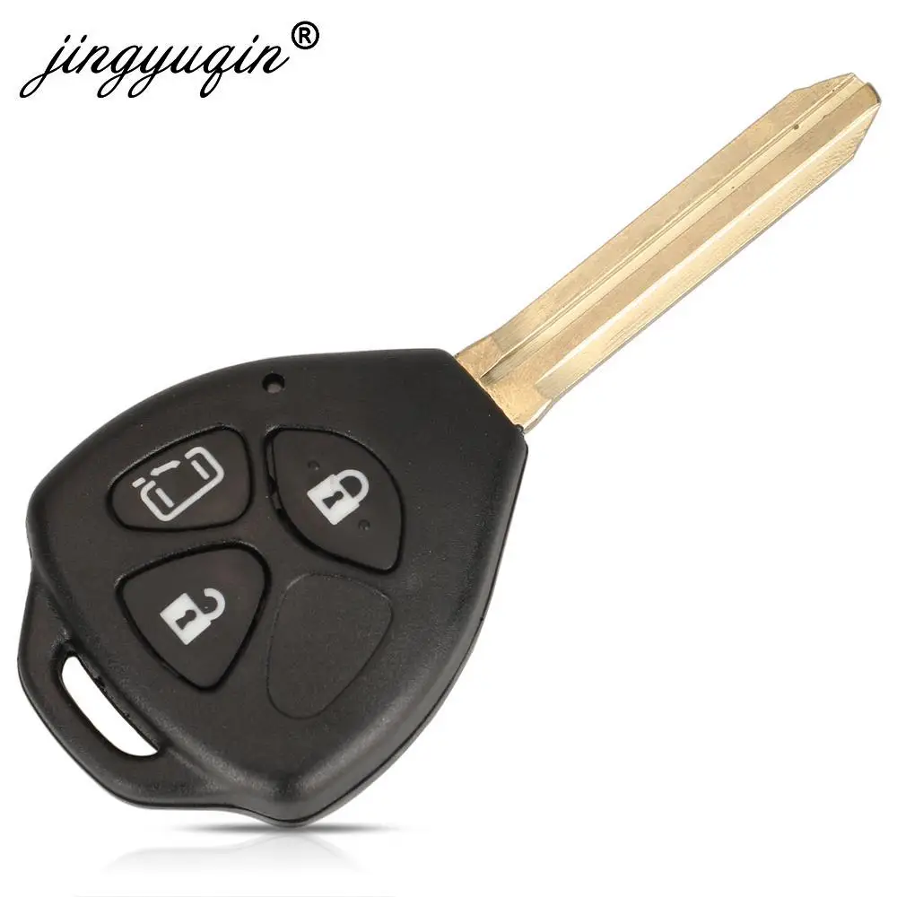 jingyuqin 314.3MHz 4D67 Chip Remote Control Car Key for Toyota Alphard 2005 2006 2007 2008 2009 4 Buttons Keys Fob 44010