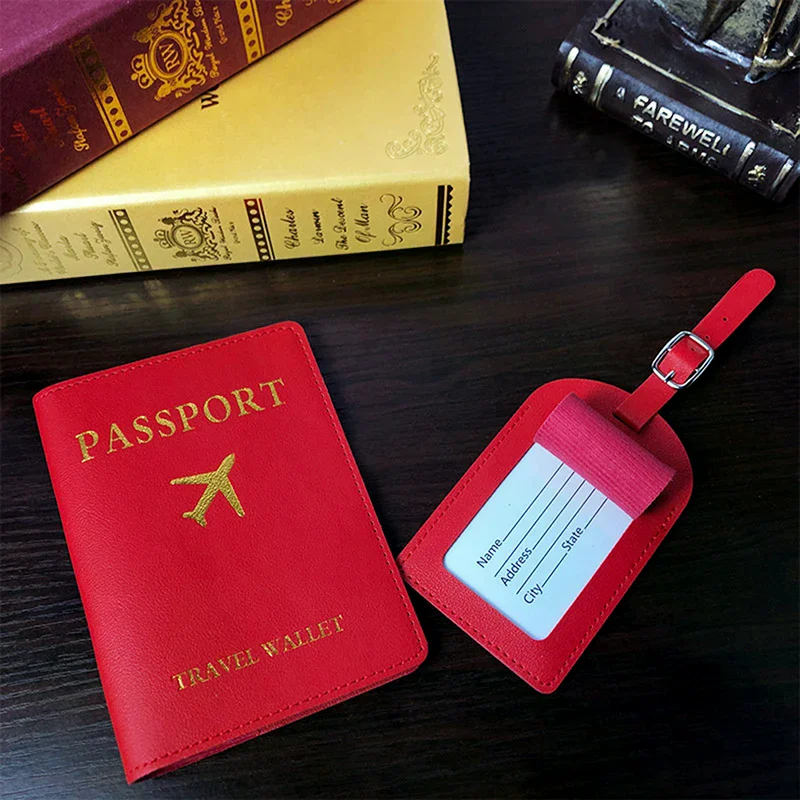 1 stks PU Lederen Bagagelabel Naam ID Etiketten Reiskoffer Identificatie Label Boarding Bag Tag Reisaccessoires