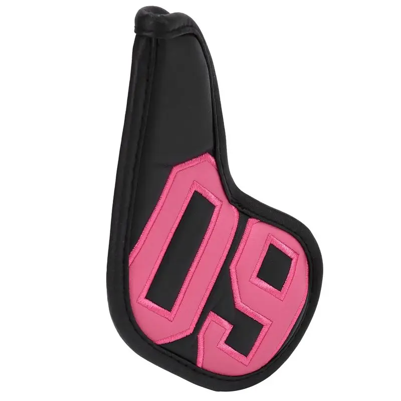 AED2-Golf Iron Club Head Cover Protector Simple Sand Wedge Golf Club Iron Headcover Number Printed 48-60 Degree