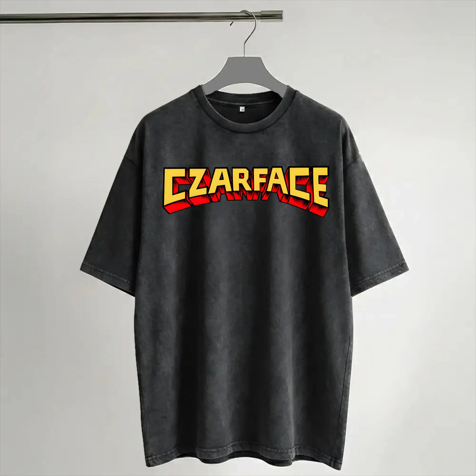 Summer Czarface  Washed Shirts Merch Oversize T-Shirt  for Men Women Tee Shirt