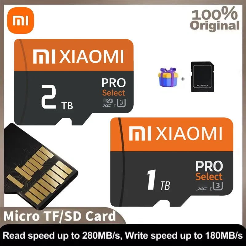 Xiaomi 2TB Memory Card EVO Plus/PRO Plus/PRO Ultimate SD Card 128GB Class 10 U3 High-Speed Micro TF SD Card U3 For 4K UHD Video