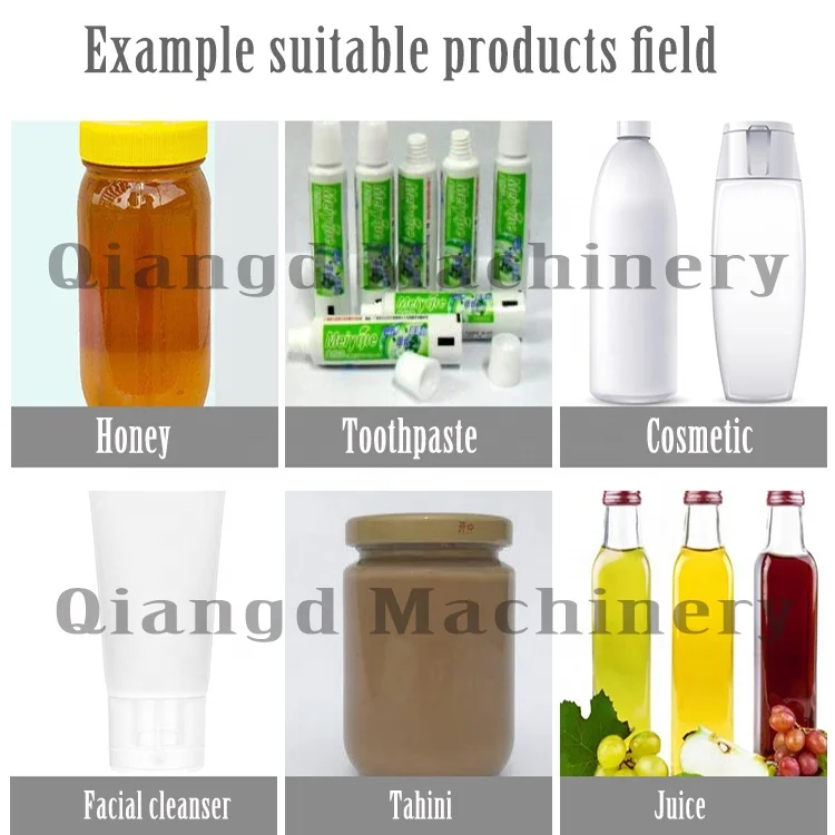 Semi Automatic Pneumatic 2 Nozzles Piston Liquid Viscous Paste Porridge Jam Filling Machine