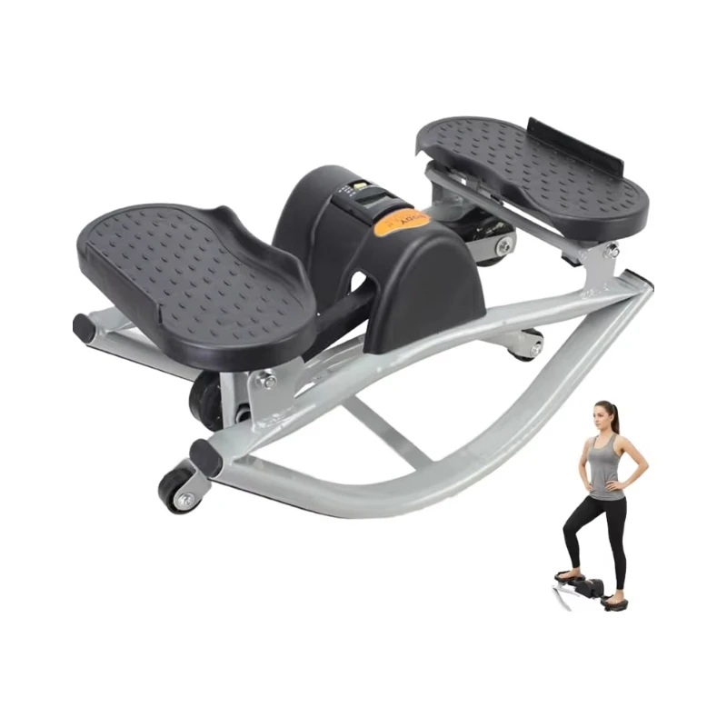 

Lateral Swing Fitness Pedal Home Exercise Machine Low Impact Metal Portable Compact Lateral Knee Joint Exerciser