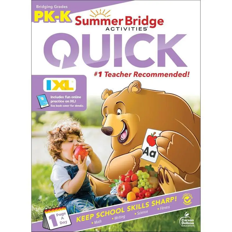

Summer Bridge Activities Quick Workbook Grade PKK Carson Dellosa Education Carson Dellosa Education 9781483874906 Book