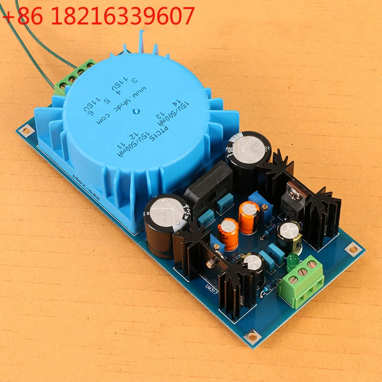 YAO Assembled LM317 LM337 Transformer Output Adjustable Voltage Regulator Preamplifier 15W/25W Power Supply Board For Audio Ampl