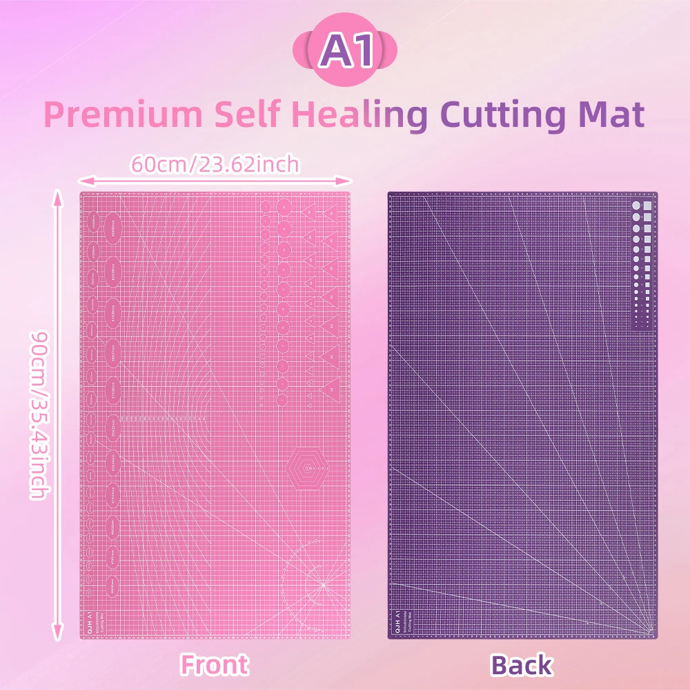 A1 Double-Sided Self-Healing P - Cutting Mat Self Heal บทวิจารณ์และราคา