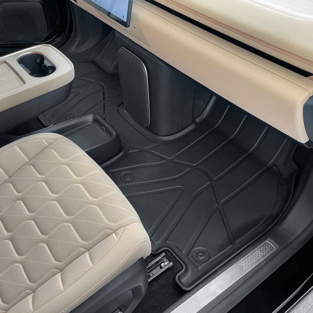 Für Exeed Exlantix ET 2024 2025 Fußmatten Kofferraummatte Komplettset Passend für Chery Exlantix ET Wasserdichte 3D TPE Fußmatten – Detail 2