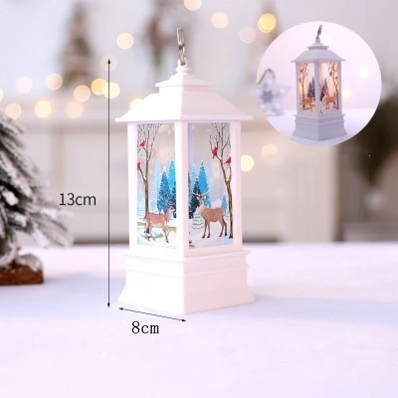 Christmas Decorations Led Christmas Candle Flame Light Castle Festival Party Fairy Light Xmas Decor Gift New Year 2023